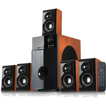 Boxe 5.1 Serioux HT5100C, 140W RMS, Rosu