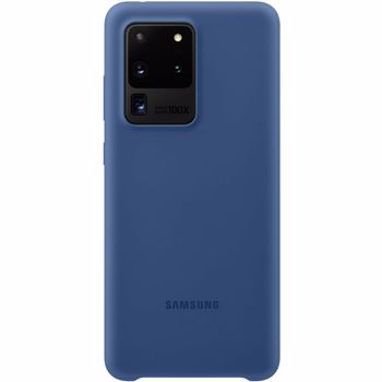 Husa de protectie Samsung Silicone Cover pentru Galaxy S20 Ultra, Navy