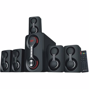 Sistem audio Serioux SoundRise 5.1, 105W, Bluetooth, Negru