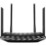 Router Wireless Gigabit TP-LINK Archer A6 AC1200, Dual-band 300 + 867 Mbps, negru