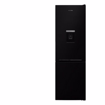 Combina frigorifica Heinner HC-V270BKWDF+, 268l, Super congelare, Dozator de apa, Clasa F, H 170 cm, Negru