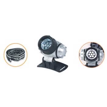 Lanterna frontala, 7 LED-uri, 3 functi, unghi reglabil, Home
