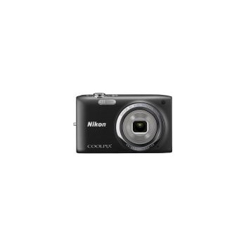 Aparat foto compact Nikon COOLPIX S2700 negru + Card Lexar 4GB + Husa