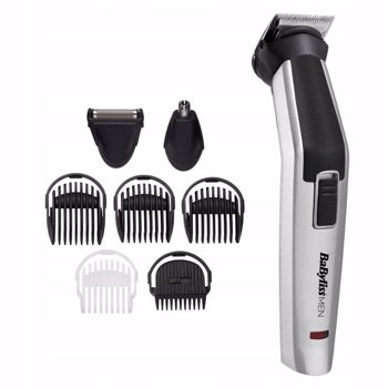 Aparat de tuns si ras , Multi trimmer Titanium 8in1, 8 accesorii, Silver