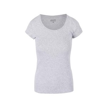 Tricou gri melanj TALLY WEiJL Adalo cu decolteu rotund