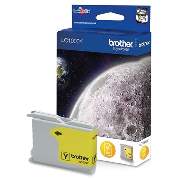Cartus, yellow, BROTHER LC1000Y