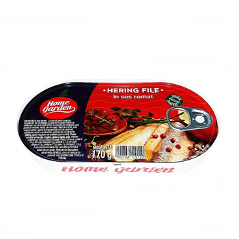 Hering file Home Garden in sos tomat 170 g