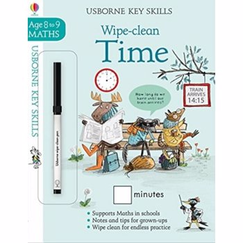 Wipe-Clean Time 8-9, Paperback - Holly Bathie