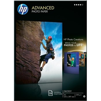 Advanced Glossy Photo Paper HP 25 sheets 210 x 297 mm q5456a