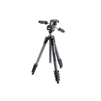 Manfrotto Compact Advanced - Trepied Foto/ Video, Negru