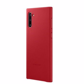 Carcasa Original Samsung Galaxy Note 10 Samsung Leather Cover Red