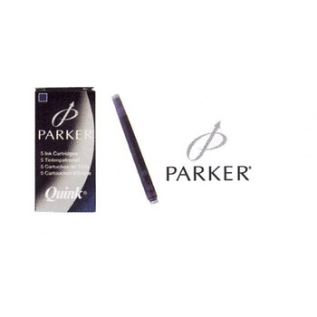 Patroane cerneala Parker,lungi,negru,5buc/set