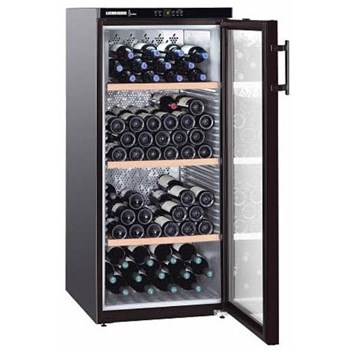 Liebherr Vitrina pentru vin WKb 3212, 309 L, Clasa A, Negru