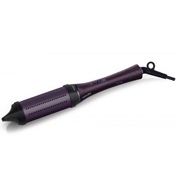 Perie incalzita de coafare Philips ProCare HP8634/00, 2 Setari temperatura, Ionizare, Negru/Mov