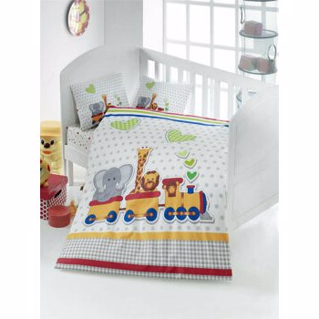 Lenjerie de pat pentru copii, Victoria, 121VCT2005, Multicolor