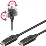 Goobay Cablu HDMI HiSpeed cu eternet 360° 2m