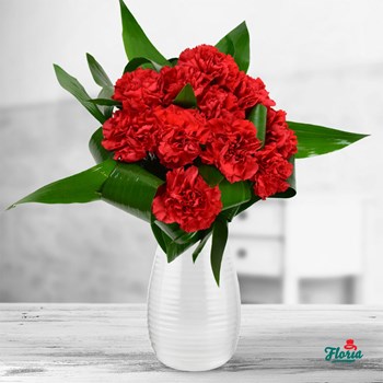 Buchet de 11 garoafe rosii