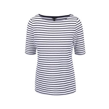 Tricou Nautica albastru cu dungi albe