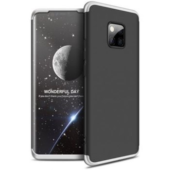 Husa de protectie GKK 360 pentru Huawei Mate 20 Pro, Argintiu/Negru