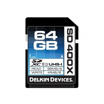 Card Delkin SDXC Better 64GB UHS-I 400x