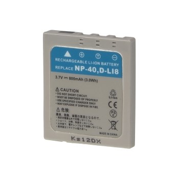 Power3000 PL40L.532 - acumulator tip D-LI8 pentru Pentax, 800mAh