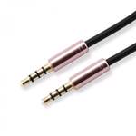 Cablu audio SBOX CAB0107, Jack 3.5mm, 1.5m, Roz