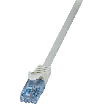Cablu U/UTP Logilink EconLine Patchcord Cat 6A 10GE Home 0.25 m Gri