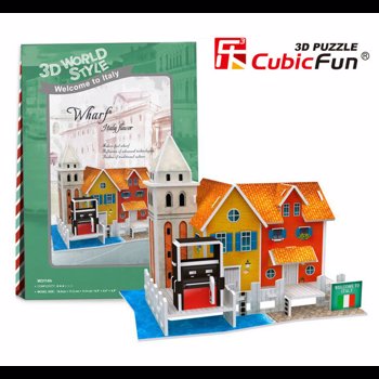 Puzzle 3D Debarcader Italia, 19 piese