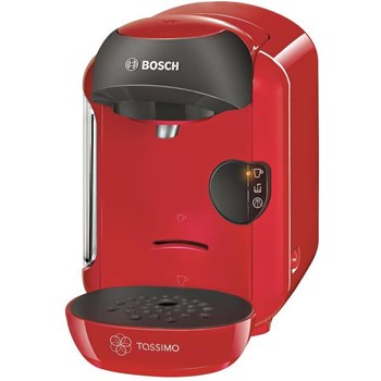 Bosch Espressor automat Tassimo Vivy TAS 1253, 1300 W, 0.7 l, Tehnologie INTELLIBREW, Rosu
