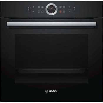 Cuptor electric incorporabil Bosch HBG633NB1, clasa energetica A+, timer electronic, grill, 71 litri, comenzi electronice, display TFT color, curatare catalitica, negru