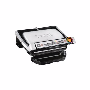 Gratar electric Optigrill+ Wafles , 2000 W, 6 programe, Indicator pentru nivelul de gatire, Placi detasabile, Accesoriu pentru gofre, Negru/Argintiu