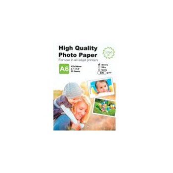 HARTIE PHOTO GLOSSY A6 230G 20COLI