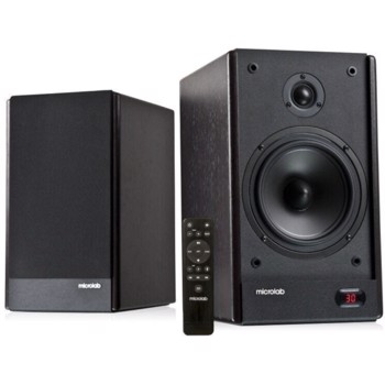 Boxe 2.0 Microlab Solo 26, 130W, Telecomanda, Maro
