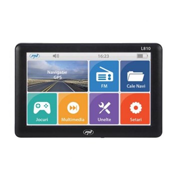 Sistem de navigatie GPS PNI L810 ecran 7 inch, 800 MHz, 256M DDR, 8GB memorie interna, FM transmitter