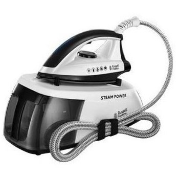 Statie de calcat Russell Hobbs Steam Power 24420-56, 2400 W, 4.5 bari, 90 g/min, 1.3 l, Anticalcar, Alb/Negru