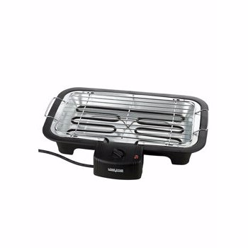 Gratar electric Star, 2000W, temperatura variabila, 37 x 21 cm, Negru