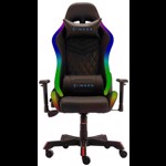 Scaun Gaming Inaza Rainbow Negru Iluminare RGB rbw01-bk
