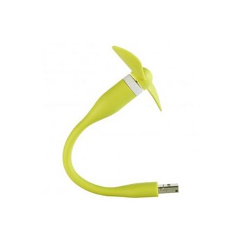 Ventilator mini portabil USB + micro-USB Benks verde