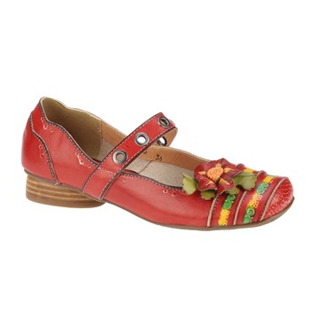 Pantofi casual dama Feeling rosu