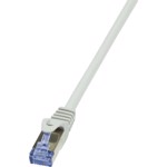 Cablu S/FTP LOGILINK Cat7, LSZH, cupru, 600MHz, mufe RJ45 Cat6a, 15 m, gri, AWG26, dublu ecranat CQ4102S
