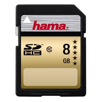 Card de memorie HAMA 104366, SDHC, 8GB, 22MB/s, clasa 10