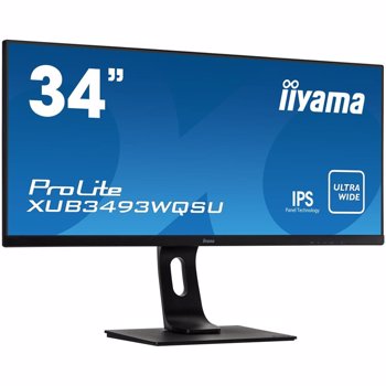 Monitor LED IIYAMA XUB3493WQSU-B1 XUB3493WQSU-B1 34, ADS-IPS, UWQHD, HDMI/DP/USB, BOXE