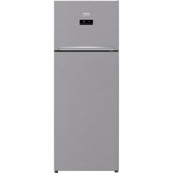 Frigider cu doua usi Beko RDNE505E30ZXB, 450 l, No Frost, A++, H 185 cm, Functie Vacanta, Argintiu