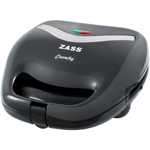 Sandwich-maker Zass ZSM 02, 750W, Negru