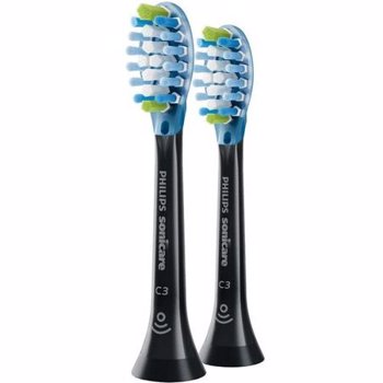 Philips Rezerve periuta de dinti electrica Sonicare Premium Plaque Control HX9042/33, 2 buc, Negru