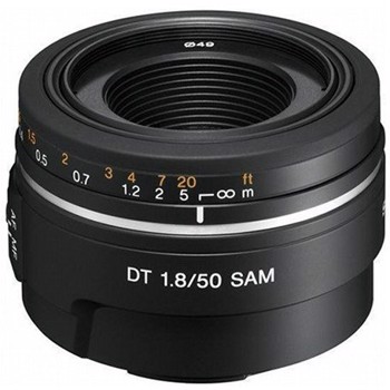 Obiectiv foto DSLR Sony SAL-50F18, 50 mm, F 1,8 SAM, Negru