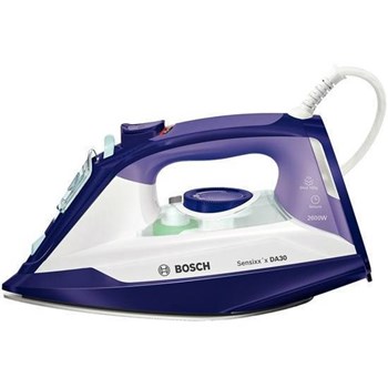 Bosch Fier de calcat Sensixx'x TDA3026110, Talpa Ceranium Glissee, Sistem 3AntiCalc, Shut-off, Alb/Mov