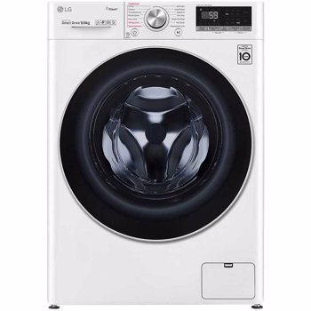 Masina de spalat rufe cu uscator LG F4DV709H1, Spalare 9 kg, Uscare 6 kg, 1400 RPM, Clasa A, AI Direct Drive, Turbo Wash, Steam+, Eco Hybrid, WiFi, Alb