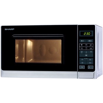 Cuptor cu microunde Sharp R242INW, 800 W, 20 L