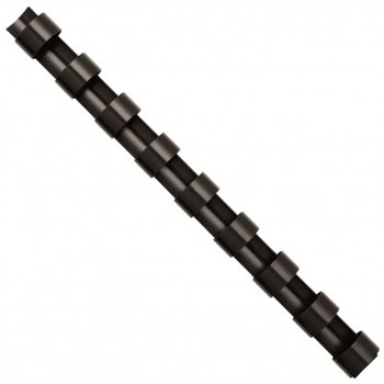 Inele din plastic pentru indosariere, 25mm, negru, 50 bucati/cutie, FELLOWES